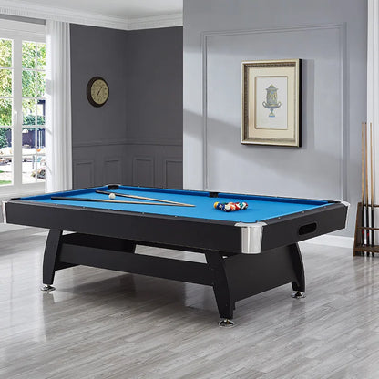 Household solid wood pool table automatic return American black eight indoor pool table multi-functional three-in-one marble tab